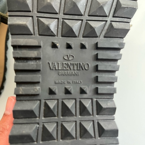 VALENTINO GARAVANI ROCKRUNNER CAMOUFLAGE SNEAKERS - Picture 8 of 12